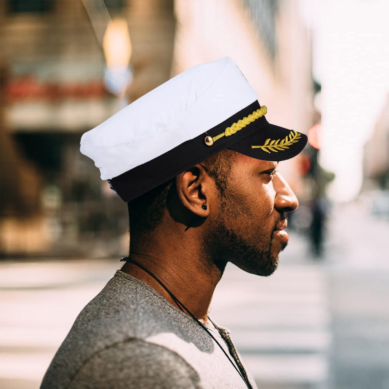 Adult Yacht-Sailor Captain Hat - Snapback Hat Flat ulasan dan harga