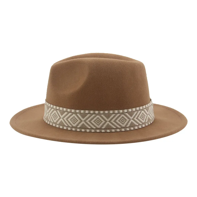 Panama Hat Western Cowboy Hats - Fedora Hat Wool ulasan dan harga