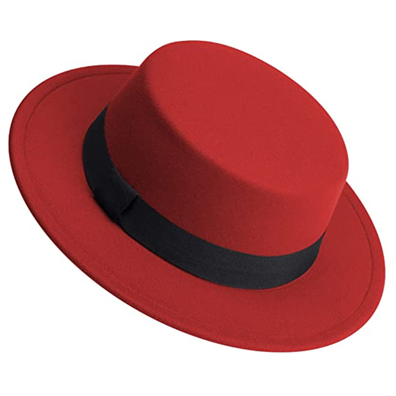 Men Women White Fedora Hat Fla - Fedora Hat Wool ulasan dan harga