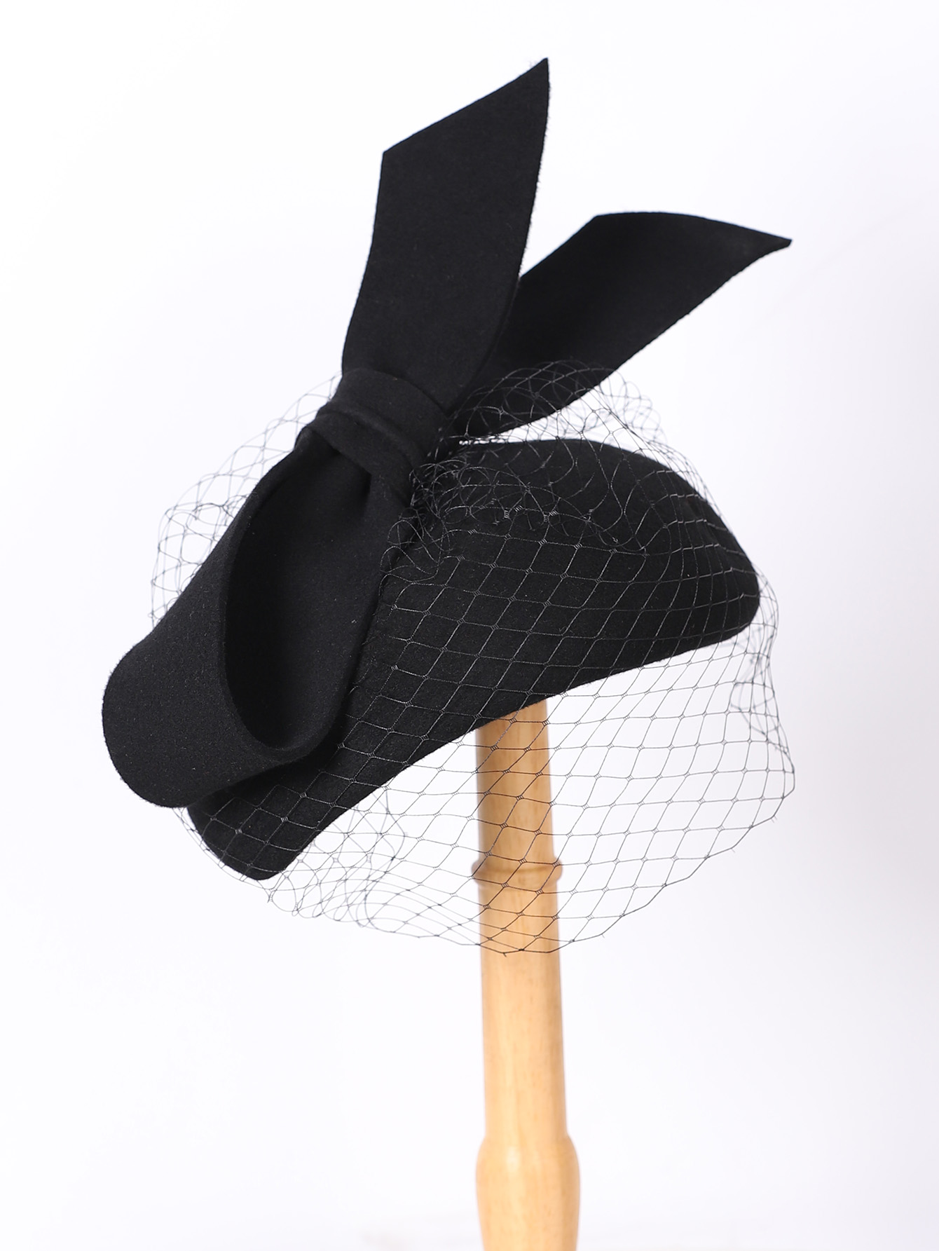 French White Beret Fascinator  - Fedora Hat Wool ulasan dan harga